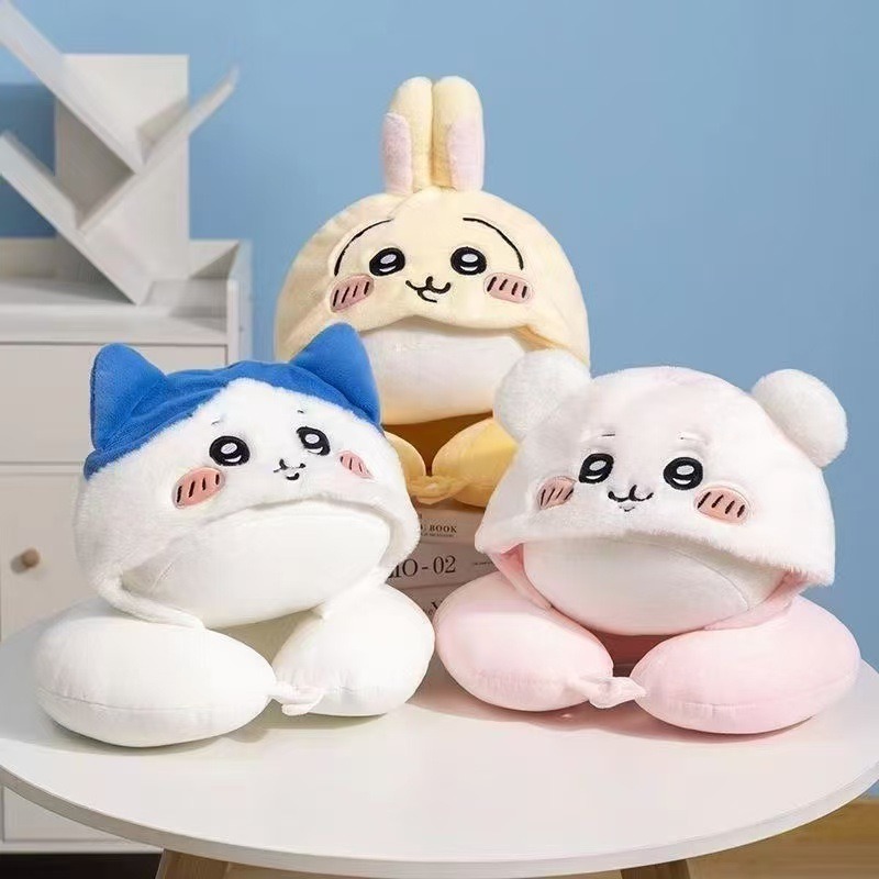 Car Accessories Nearby - Oreiller de cou Chiikawa mignon de