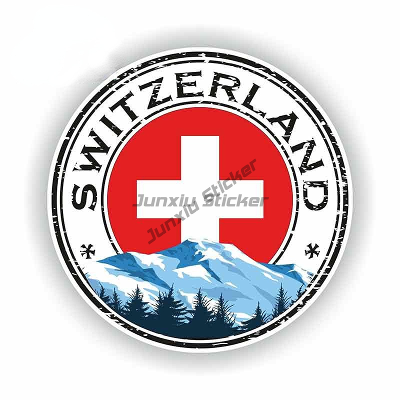 Autocollant drapeau des Alpes  - Car Accessories Zurich avis et prix