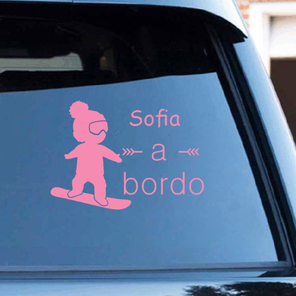 1pc vinyle bébé à bordo coloré - Car Accessories For Decoration avis et prix