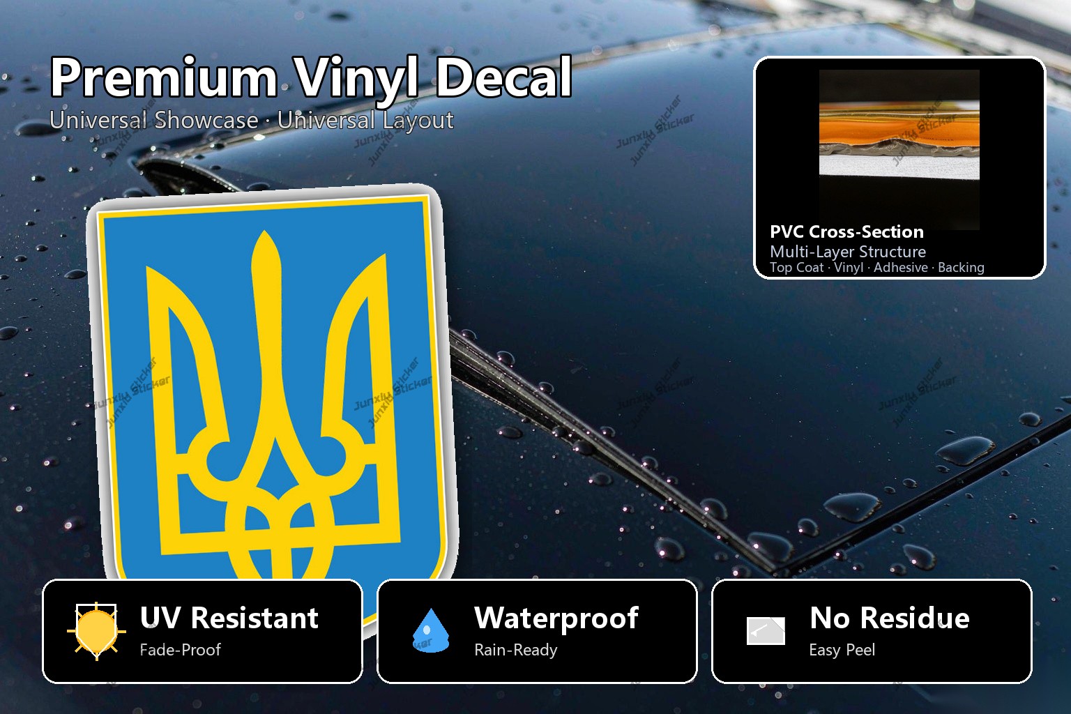 Autocollant de voiture en PVC  - Car Accessories Ireland avis et prix