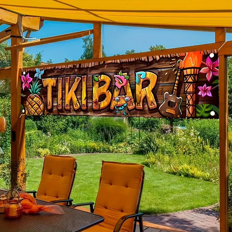 Bannière de Bar Tiki, décorati - Car Accessories Nearby avis et prix