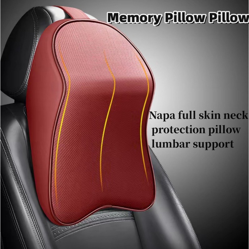 Appui-tête en cuir Nappa 3D en - Car Accessories Nearby avis et prix